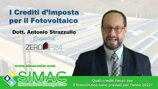 Crediti d'imposta: Quali crediti fiscali per il fotovoltaico sono previsti per il 2022?