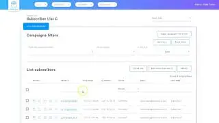 07 07How to toggle campaign filters in a subscriber list