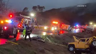 POWAY Major Crash Involving Fuel Tanker