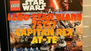 Фото обзор набора LEGO STAR WARS 75157 Capitain Rex AT-TE