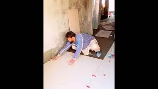 how to install ceramic tiles in bedroom!! amazing tile work!! tile lagani ka assan tarika