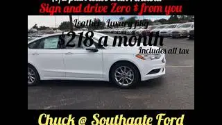Ford Fusion lease Chuck Shemwell Southgate Ford