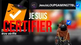 JE SUIS MAINTENANT CERTIFIÉ SUR ROBLOX 😱 INCROYABLE