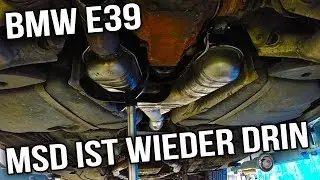 BMW E39 V8 - Mittelschalldämpfe Attrappe kommt rein