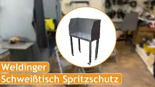 Spritzschutz f&uuml;r Schwei&szlig;ertisch 16mm Lochsystem von Weldinger | Schluss mit Schwei&szlig;spritzern