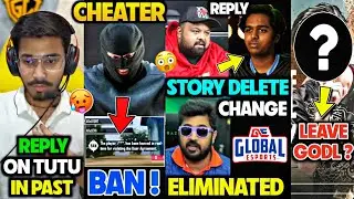 OMG! Leave GodL?😱 GE Eliminated😰 Admino on TUTU Allegation🤯 BGIS Player LIVE BAN 😡 Goldy Bhai Reply😳