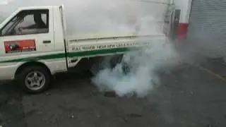 nissan vannette studded tyre burnout tyre busters