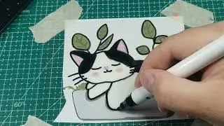 How to make a shrink plastic ornament / Shrinky Dinks/ ASMR/ Color with me/ Shrinky Dink Tutorial