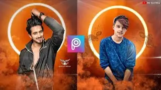 PicsArt Ring Light Photo Editing Tutorial | Ring Light Smoke Effect Photo Editing in Hindi