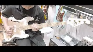 Pensa Custom Guitars | J-4 Plus  Flame Maple White Burst