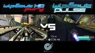 WipEout HD vs WipEout Pulse - Metropia (PS3 Vs PSP)