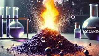 🔥 Explosive Reaction! Glycerine vs Potassium Permanganate ⚡💥&rdquo;