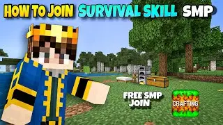How to join Survival skill Smp crafting and building ❤️