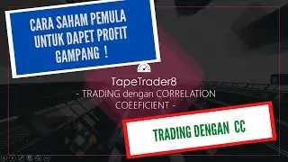 CARA  SAHAM  PEMULA DAPET PROFIT TRADING DENGAN KORELASI  INDIKATOR   TRADINGVIEW