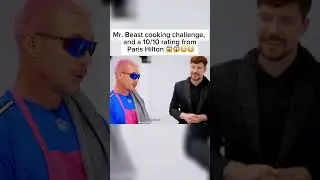 Mr. Beast cooking challenge and a 10/10 rating from Paris Hilton 😳 #beastgames #amazon #prime #clip