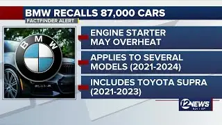 BMW recalls 87,000 cars due to fire risk