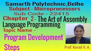 Chapter 2 - The Art of Assembly language Programming - Program Development Steps