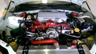 Built Subaru: 2006 Subaru Impreza WRX STI startup