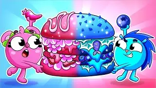 Pink vs Blue! 💗💙 Colors and Friendship🎵🐱 Kids Songs by Muffin Socks