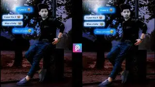 GF BF Romantic Whatsapp Chat - Concept Photo Editing || New Style Photo Editing Tutorial