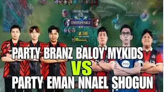PARTY BALOYSKIE BRANZ MYKIDS NABRAK PARTY EMAN NAEL SHOGUN !! KING BRANZ DIKANDANGIN