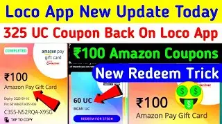 Loco App New Update | BGMI UC Back on Loco! Fast Redeem Trick