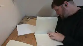 8th Century Manuscript Bookboard Preparation and Stitching the Textblock