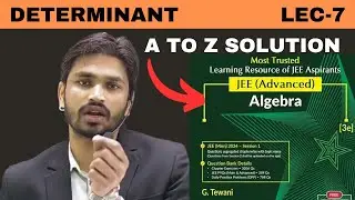 Determinant Lecture 7| Cengage JEE Solution by Thakur Sir | Complete Class 12 + JEE Maths