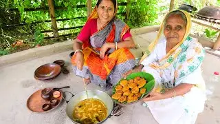 ঠাকুমার পছন্দের মুসুর ডালের দারুন এক মজাদার রেসিপি | Village style cooking MASOOR DAAL PAKORA RECIPE