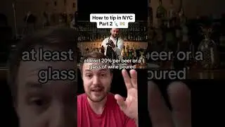 How to tip in NYC part 2 #newyork #tipping