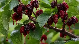 Mulberry Harvest in the Heart of Barzak&rsquo;s Pristine and Beautiful Nature 🌿🍇| Hidden Tourist Spots