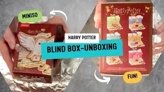 Unboxing a Harry Potter Miniso blind box #lovepotion #unboxingvideo #asmrunboxing #minisofinds