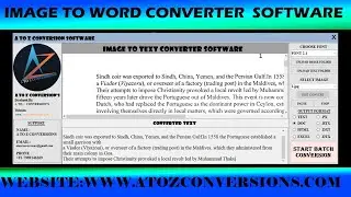 Data Entry Image To Word Conversion Software | How To Use Image To Word Converter Software