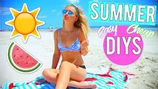 SUMMER DIYS You NEED To TRY (CHEAP & EASY!) | Kalista Elaine
