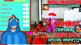 Injector Vip 100% Antiban Free Fire❗Auto Headshot All Character Fix Injector Vip Loot No Ban 1.68.11