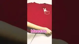 #unboxing #meesho#meeshohaul &hearts;️mehron t-shirt only @201🤩🤩