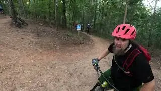 Blankets Creek Dwelling upper advanced trail (helmet cam test)