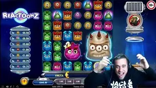 Rotta La REACTOONZ !👻 Il ritorno dei viola con Anso | 🎰COBRA SLOT ONLINE