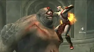 Cyclops Berserker Fight - God Of War 2 Gameplay | 1080p 60fps