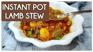 INSTANT POT LAMB STEW is the hearty comfort food!