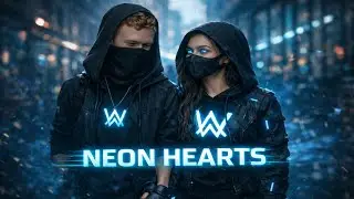 Alan Walker Style  -  Neon Hearts (music video)