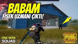MY DAD TURNED OUT TO BE A FIREWORK EXPERT! BURAK GAME SOLO SQUAD PUBG MOBILE