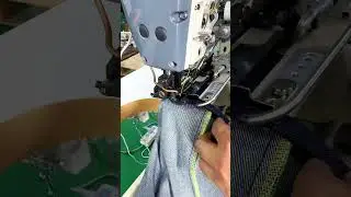 Jeans Bottom Hemming Machine | IHGSewing #shorts