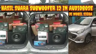 TEST SUBWOOFER 12 INCH AUDIOBOSE | POWER ADS HASIL SUARA SUBWOOFER AUDIOBOSE