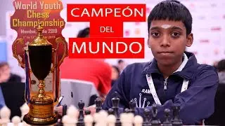 El Ni&ntilde;o GENIO Praggnanandhaa Campe&oacute;n del mundo de Ajedrez  juvenil 2019!