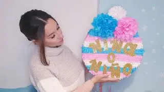 DIY PIÑATA ¿SERÁ NIÑA O NIÑO? | PASO A PASO