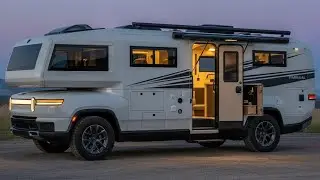Новый модуль Rivian R1T Adventure Camper 2027 года &mdash; ИДЕАЛЬНЫЙ электрический кемпер, который прос...