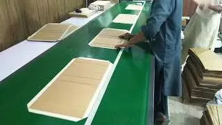 Rigid Box Making, Grooving Hard Cover Board Box, How to Make a Rigid Box