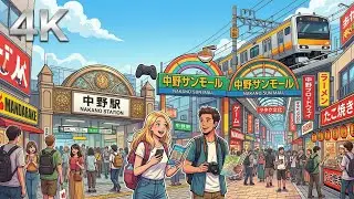 Tokyo Japan - Nakano City Walk | Japan Walking Tour【4K HDR】