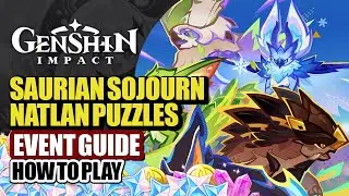 How To Play Saurian Sojourn Event Guide Day 1 | Roiling Waves Koholasaurus | Genshin Impact 6.1